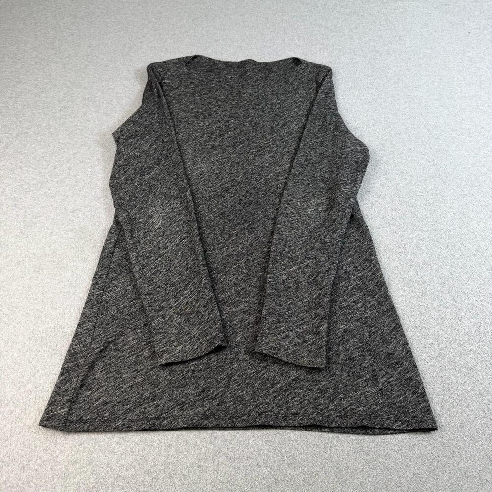 Eileen Fisher Sweater Women Medium Gray Organic Cotton Wool Tunic Relaxed Cozy